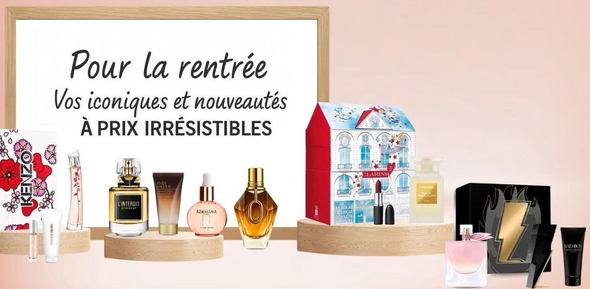 LA PARFUMERIE EUROPE La vente est ouverte du 8 au 22 septembre inclus. - image de bannière